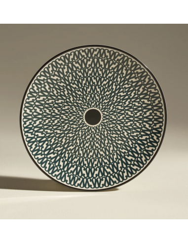 Assiette Plate Sarah - Bleu Sarah