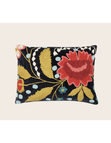 coussin brode mysore - 40x55