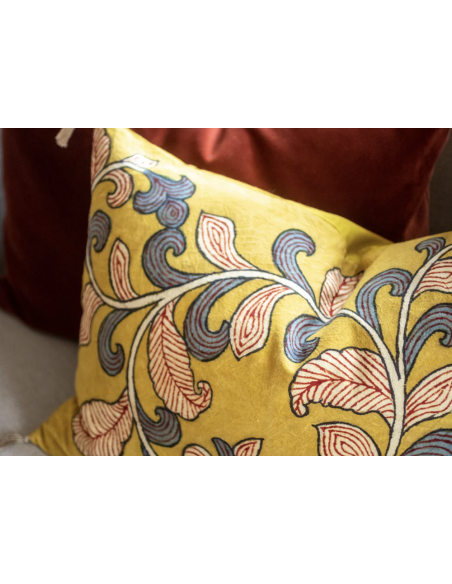 Coussin Kalamkari 50x70 cm