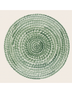 Assiette Alga - faience peinte à la main