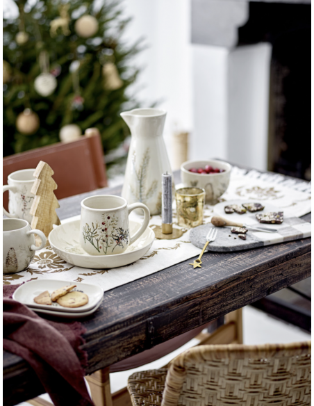 Couverts Georgette Laiton Acier Inoxydable x4