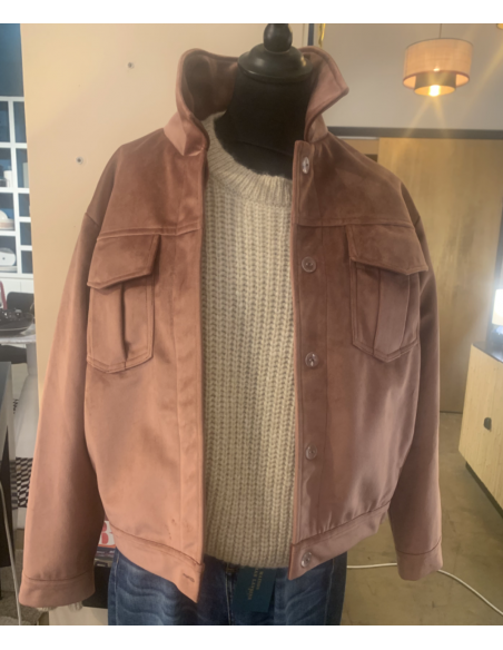 VESTE CHARLES - ROSE