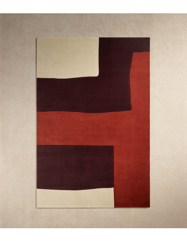 Tapis Esprit libre design - Aubergine - PM