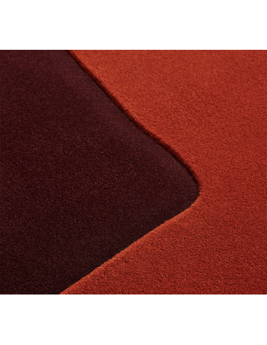 Tapis Esprit libre design - Aubergine - PM