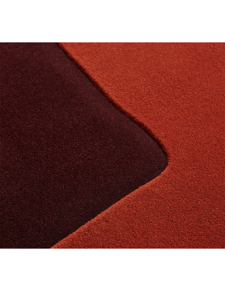 Tapis Esprit libre design - Aubergine - PM