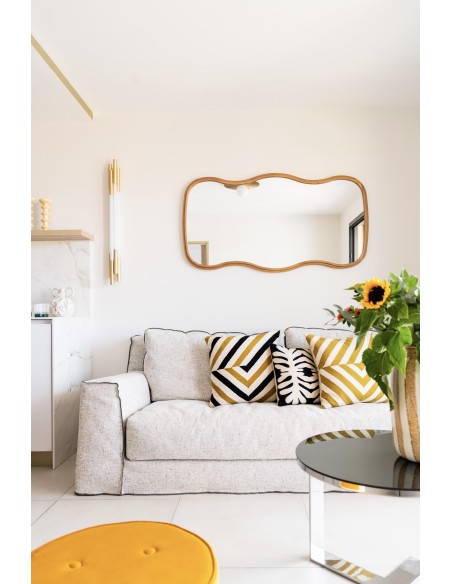 APPLIQUE ORG W 1050 - BLANC & OR