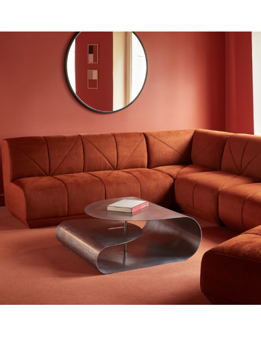 Table basse GEGE - inox brossé