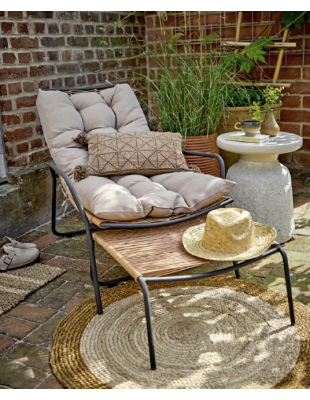 Solana Table d'appoint, Blanc, Céramique