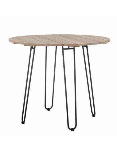 Molito Table de salle à manger, Nature, Teak