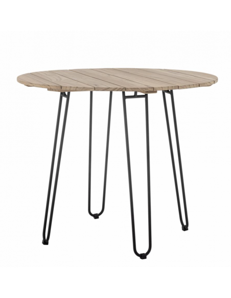Molito Table de salle à manger, Nature, Teak