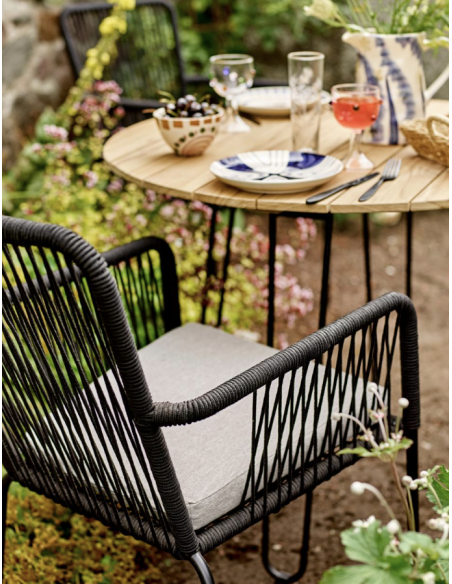 Molito Table de salle à manger, Nature, Teak