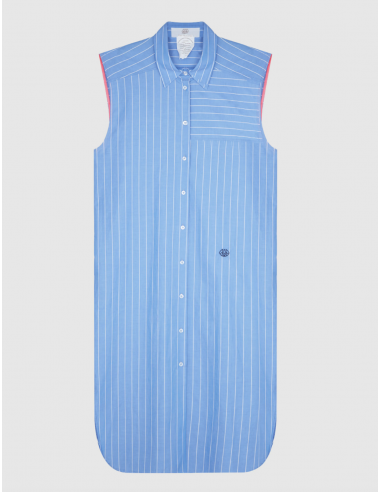 Robe Djelaba Capri Longue Bleu