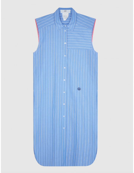 Robe Djelaba Capri Longue Bleu