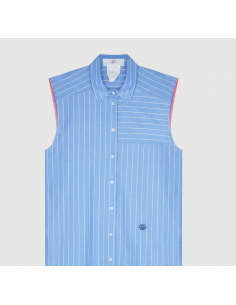 Robe Djelaba Capri Longue Bleu