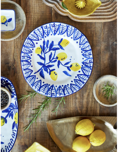 Maxima Assiette, Blue, Grès