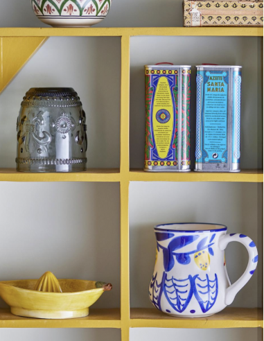 Maxima Mug en grès, bleu