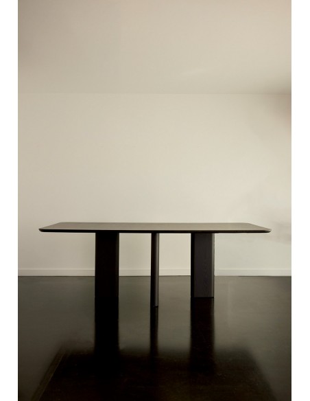 TABLE A MANGER RECTANGULAIRE JOE NOIRE