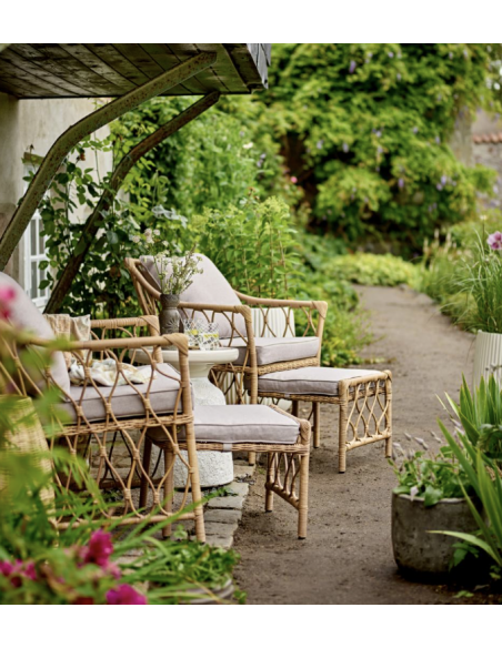 Belluce Chaise lounge avec Tabouret