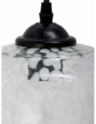 Suspension Gisèle - Blanc, Verre - Edition limitée