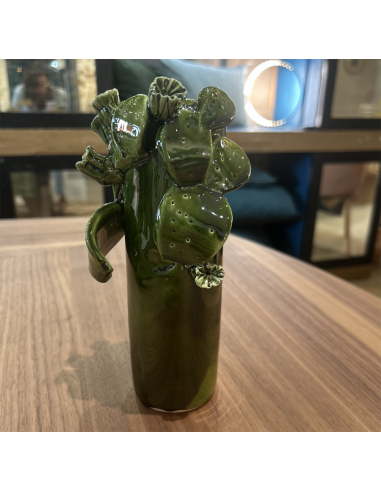 Vase - moyen modèle - cactus - vert