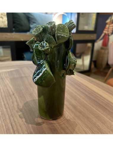 Vase - moyen modèle - cactus - vert