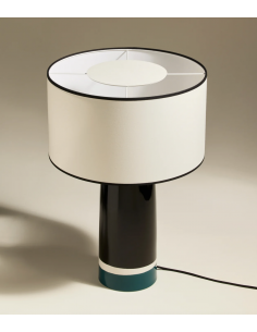 LAMPE DE TABLE SICILIA POUSSE DE TILLEUL - H60cm 2