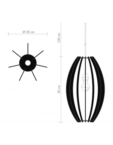 Suspension DJEMINO, tressage Twist