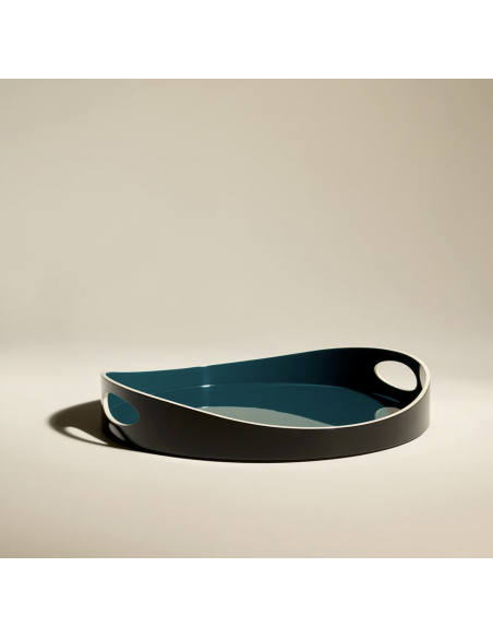 Plateau Basile - Bleu Sarah - 50 cm