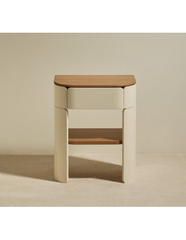 Table de chevet Equilibre - Ecru