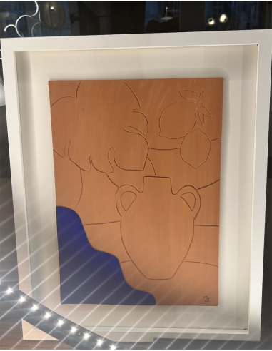 Tableau BLEU D'ETE AMPHORE - Verane Serre