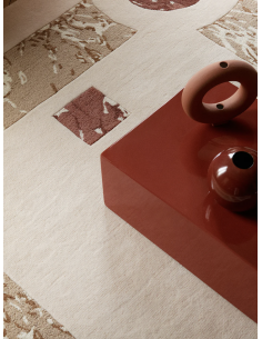 Tapis Paladio - brun en laine 2