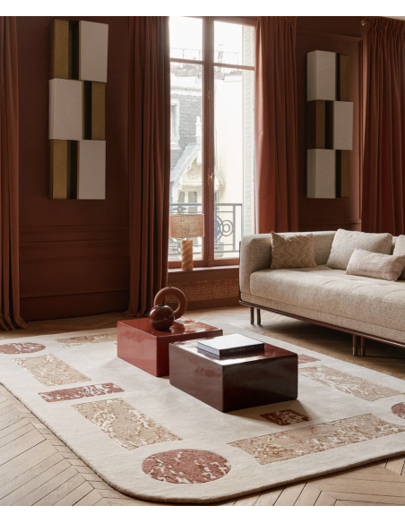Tapis Paladio - brun en laine