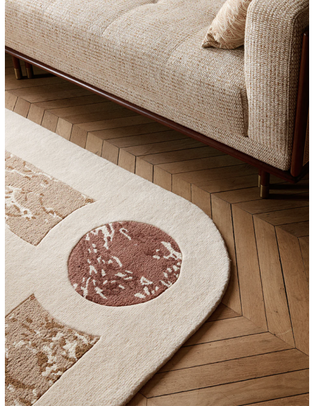Tapis Paladio - brun en laine
