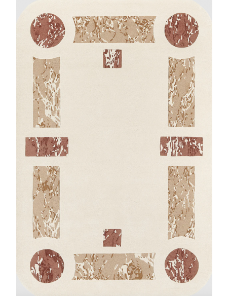 Tapis Paladio - brun en laine