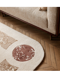 Tapis Paladio - brun en laine