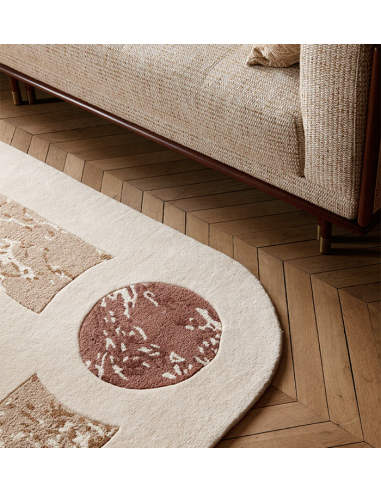 Tapis Paladio - brun en laine
