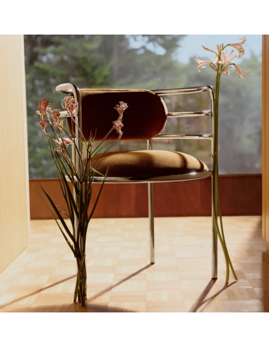 Chaise Moon - havane