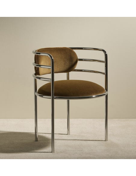 Chaise Moon - havane