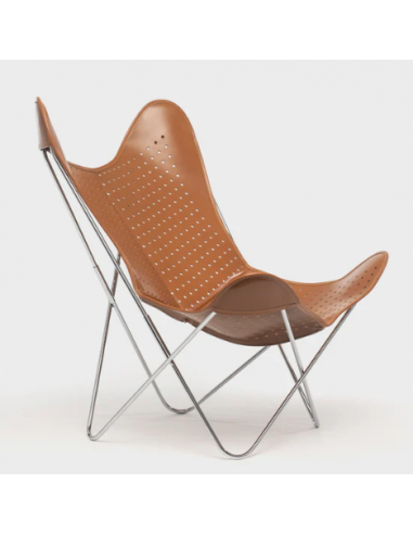 Fauteuil AA Butterfly - cuir ajouré