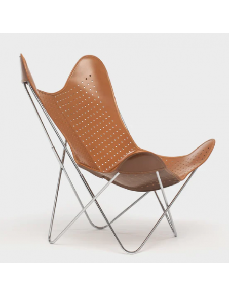 Fauteuil AA Butterfly - cuir ajouré