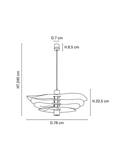 Suspension Rivage 2l L