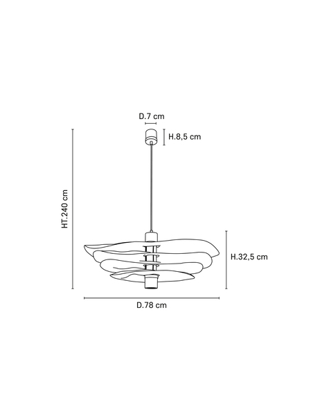Suspension Rivage 2l L