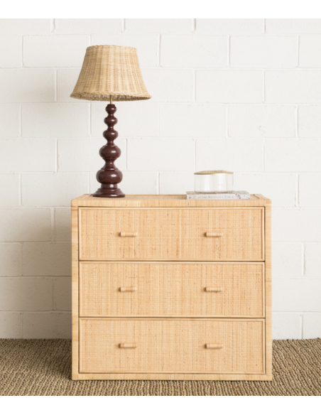 Commode en rotin
