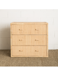 Commode en rotin
