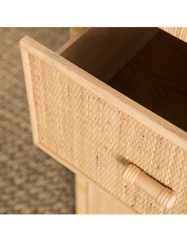 Commode en rotin