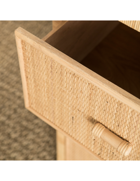 Commode en rotin