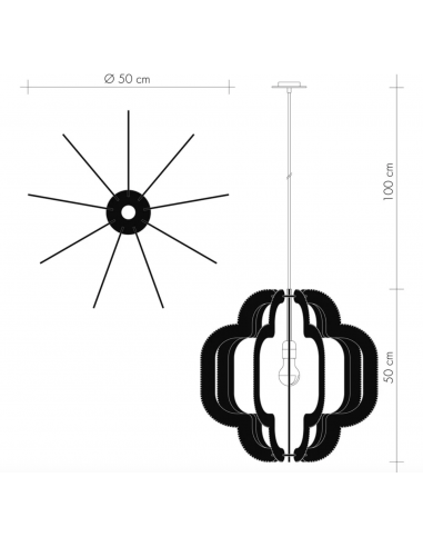Suspension OCCYGONE, tressage Twist
