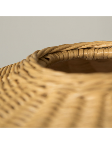 Lampe à poser Charlotte en rotin