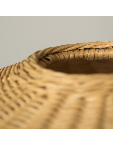 Lampe à poser Charlotte en rotin