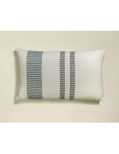 Coussin Passage - Bleu Sarah - 50x30 cm 2